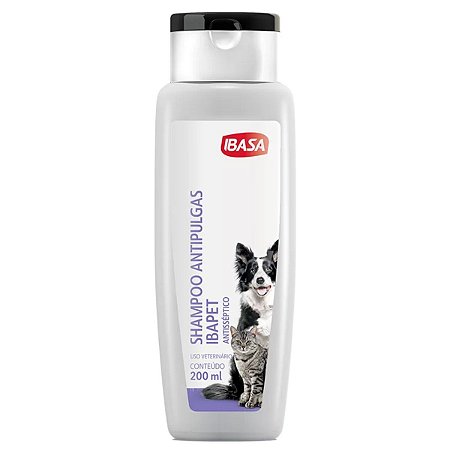Shampoo Ibasa Antipulgas para Cães e Gatos 200ml
