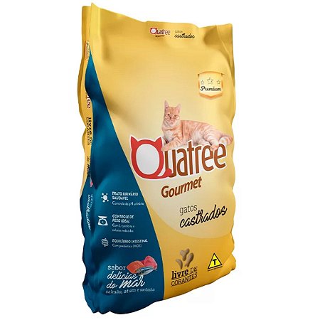 Quatree Gourmet Gatos Castrados Delícias do Mar 10.1kg