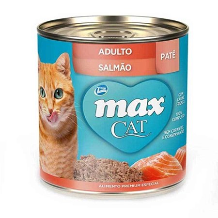 Lata Max Cat Adulto Salmão 280g