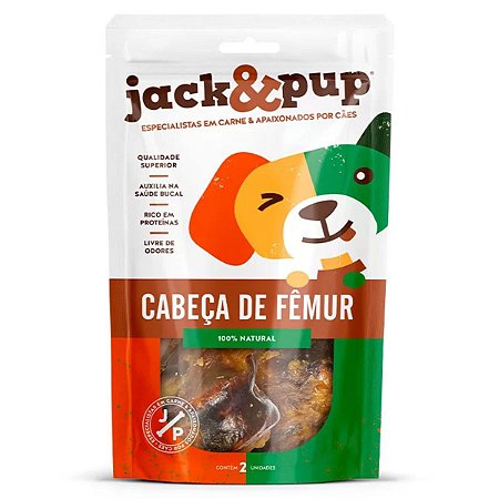 Osso Jack&Pup Cabeça de Fêmur para Cães de Porte Pequeno