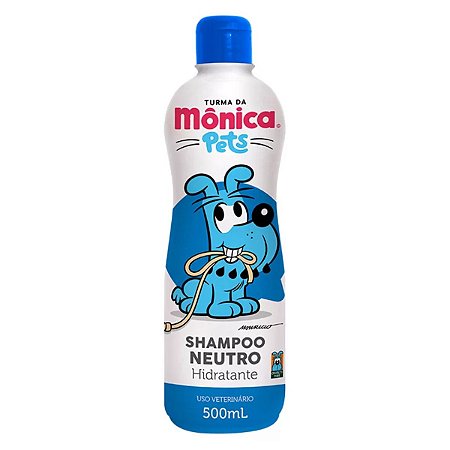 Shampoo Turma da Mônica Pets Neutro Hidratante para Cães e Gatos 500ml