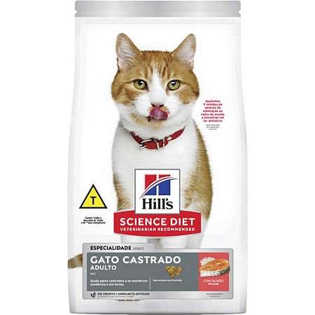 Hills Feline Adulto Castrado Salmão 1Kg