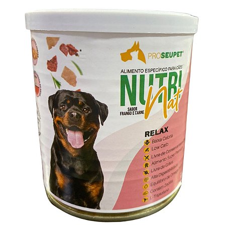 Ração Úmida Super Premium Nutrinat Cães Relax 300g