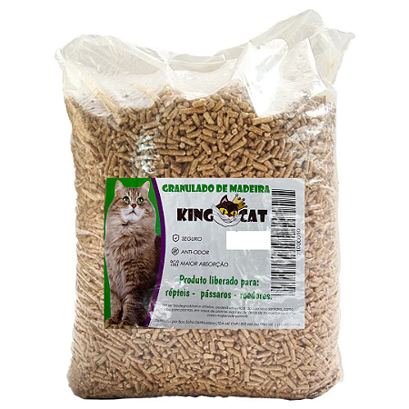 Granulado de Madeira King Cat 20kg