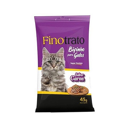 Bifinho Finotrato Gato Carne 45g