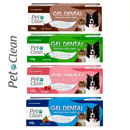 Gel Dental Pet Clean Cães e Gatos 60g
