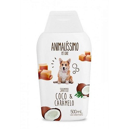Shampoo Animalissimo Coco e Caramelo 500ml