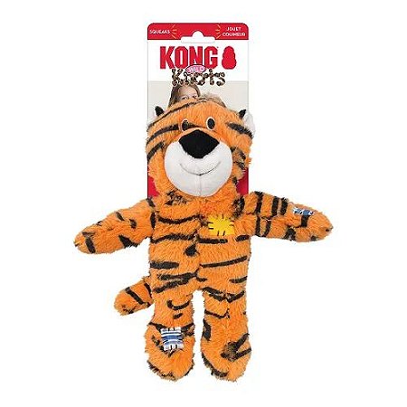 Pelúcia Kong Wild Knots Tiger - Tigre de Pelúcia