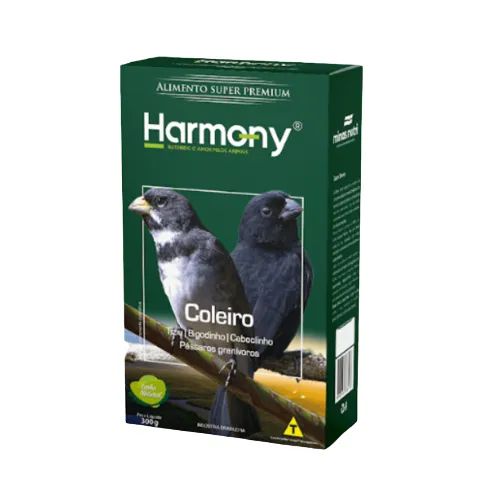 Ração Natural Harmony Birds 300g para Coleiro Minas Nutri