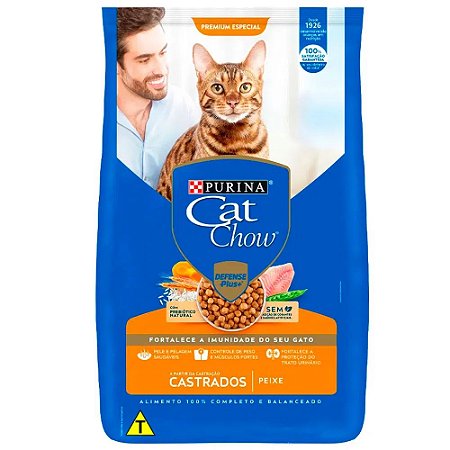 Cat Chow Castrado Peixe 1kg