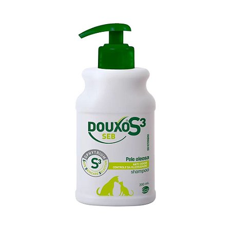 Shampoo Douxo S3 Seb para Cães e Gatos 200ml
