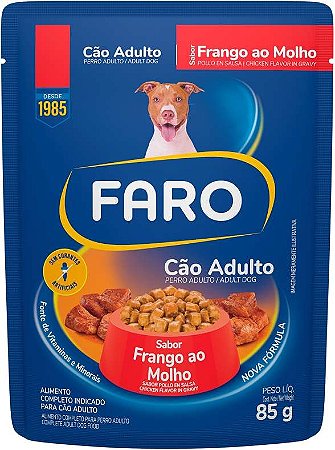 Sachê Faro Cão Adulto Frango 85g