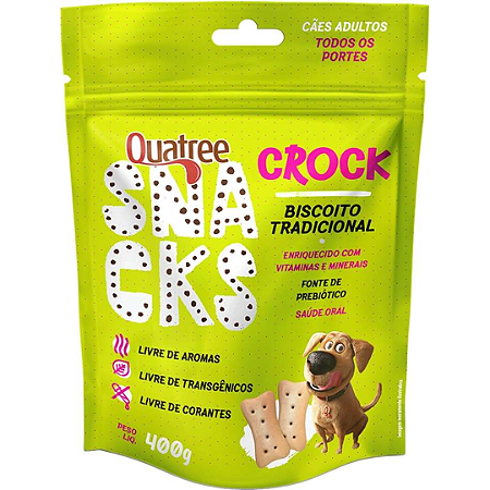 Quatree Snacks Crock Tradicional 400g
