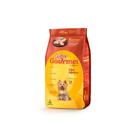 Quatree Gourmet Cães Adultos Raças Pequenas 3kg
