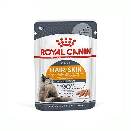 Sachê Royal Canin Hair & Skin Patê 85g