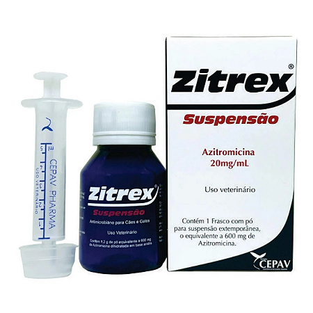 Zitrex Suspensão 20ml para Cães e Gatos