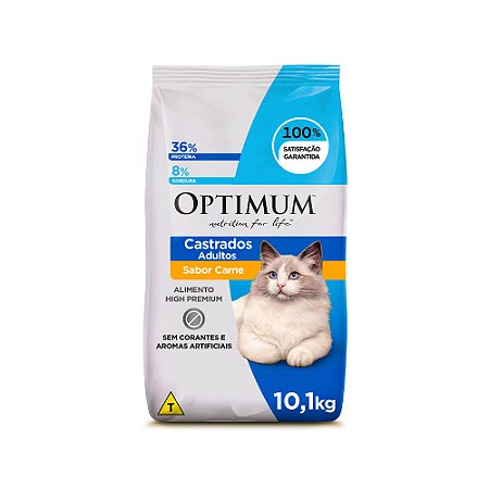 Ração Optimum Gato Castrado 10kg
