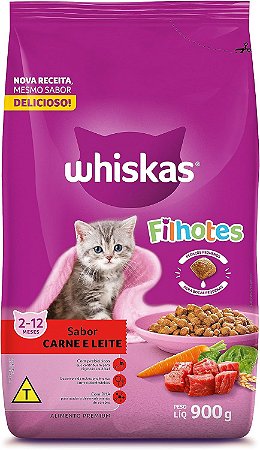 Ração Whiskas Filhotes 900g