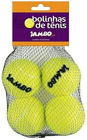 Bola de Tenis Amarela com 4