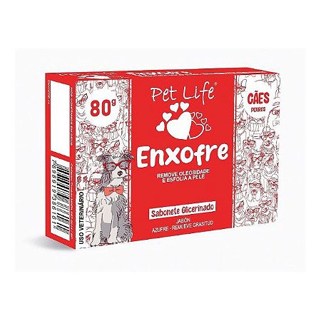 Sabonete de Enxofre Pet Life 80g