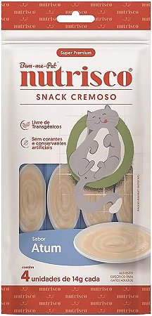 Petisco Cremoso Para Gatos Nutrisco Atum 56g