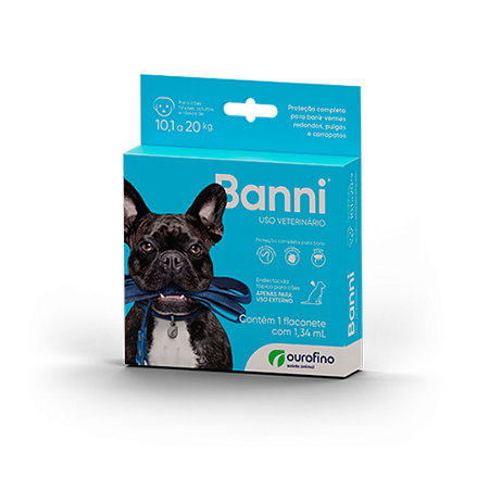 Banni Cães de 10,1kg a 20kg 1,34ml
