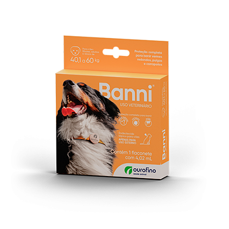 Banni Cães de 40,1 a 60kg 4,02ml