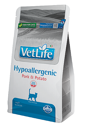 Vet Life Feline Hypoallergenic Pork & Potato 400g