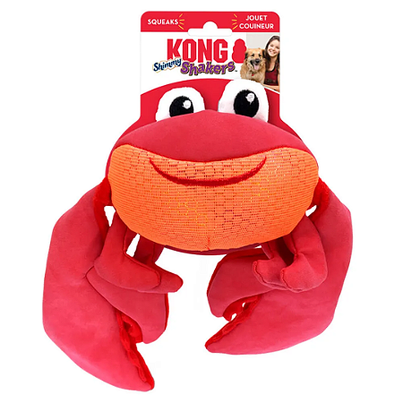 Brinquedo Kong Shakers Shimmy Crab Tamanho Médio