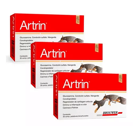 Artrin 30 Comprimidos Kit Com 3 Caixas