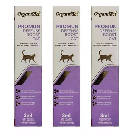 Promun Defense Boost Cat 3ml Kit Com 3 Unidades