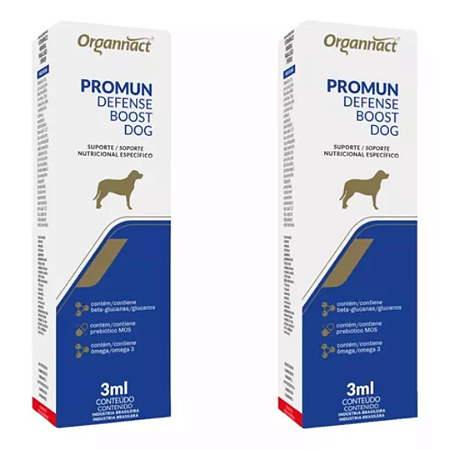 Promun Defense Boost Dog 3ml Kit Com 2 Unidades