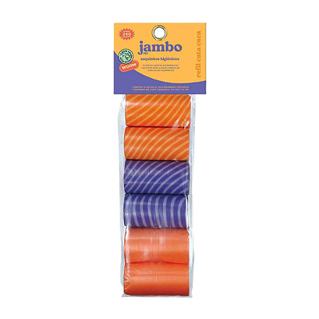 Refil Cata Caca Jambo Pet Com 12 Rolos