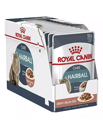 Sachê Royal Canin Feline Hairball Care Molho  85g Kit Com 12 Unidades