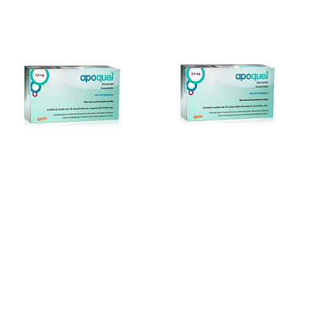 Apoquel 3,6mg Kit 2 Caixas 40 Comprimidos