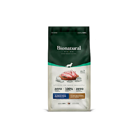 Ração Bionatural Cães Adultos Raças Médias e Grandes Frango 15Kg