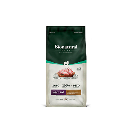 Ração Bionatural Cães Adultos Raças Pequenas Frango 2,5Kg