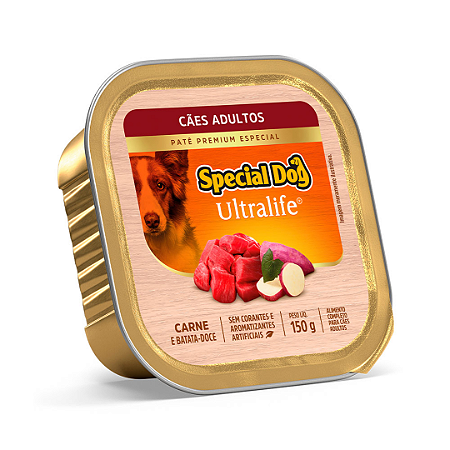 Patê Special Dog Cães Adultos Carne 150g