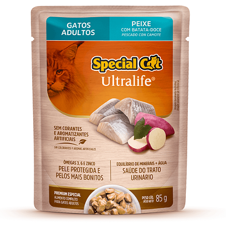 Sachê Special Cat Ultralife Adulto Peixe 85g
