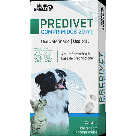 Predivet 20mg 10 Comprimidos