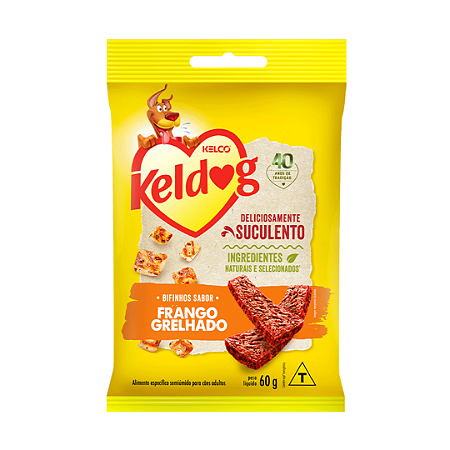 Bifinho Keldog Frango Grelhado para Cães 60g