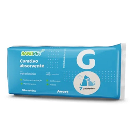 Curativo Absorvente BANDPET Tam G 7 Unidades