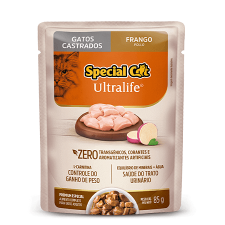 Sache Special Cat Castrado Frango 85g