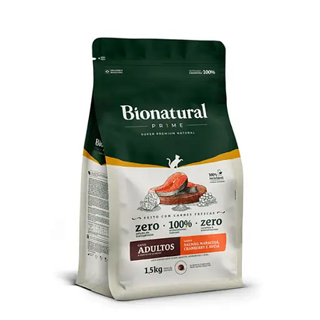 Ração Bionatural Gatos Adultos Salmão 1,5Kg