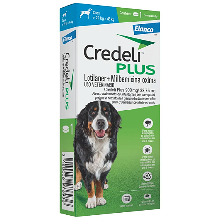Credeli Plus Cães 22 a 45kg