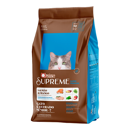 Quatree Supreme Gato Castrado Senior 7+ 10,1kg