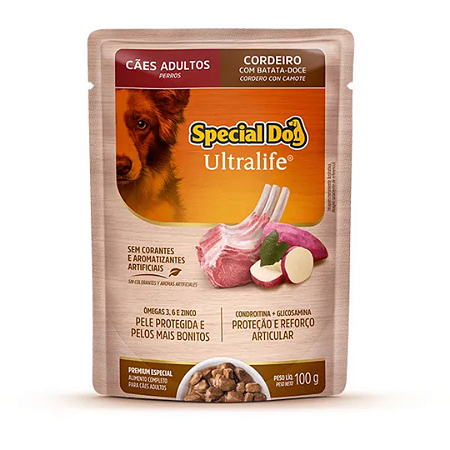 Sachê Special Dog Ultralife Adulto Cordeiro 100G