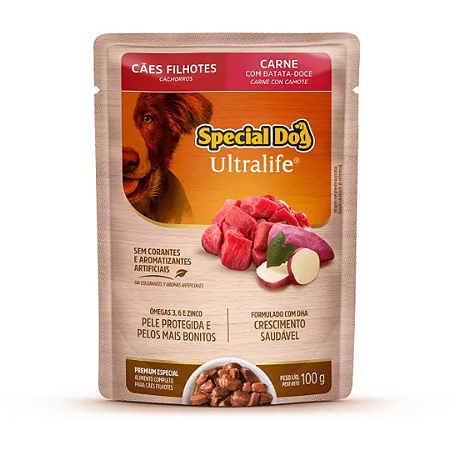 Sachê Special Dog Ultralife Filhote Carne 100g