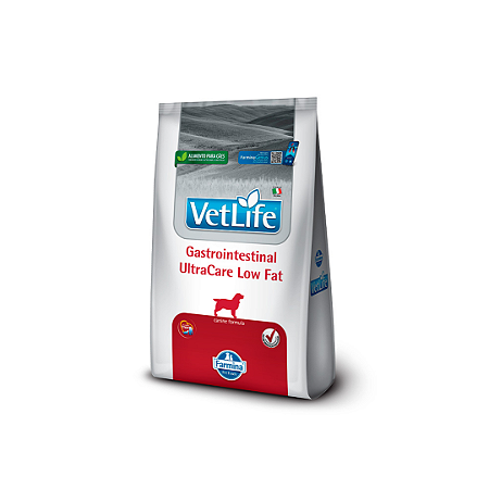 Ração Vet Life Gastrointestinal UltraCare Low Fat Raças Pequenas 1,5kg