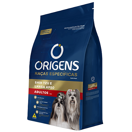 Ração Origens Shih Tzu e Lhasa Adulto 3Kg